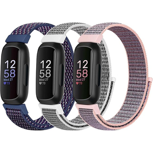 Vente directe d'usine, sangles <span class=keywords><strong>en</strong></span> nylon pour <span class=keywords><strong>Fitbit</strong></span> Inspire 3/Inspire 2/Inspire HR/Inspire/<span class=keywords><strong>Fitbit</strong></span> Ace 3/Ace 2, sangle pour femmes, hommes, enfants - Product Image 1