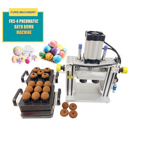 Machine à fabriquer des bombes de bain à vapeur manuelle semi-automatique, moule à plusieurs trous, logo personnalisé, poinçon, pompe, moteur, acier inoxydable - Product Image 2