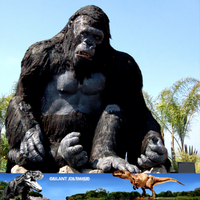 Figurine animatronique géante King Kong Gorille grandeur nature personnalisée
