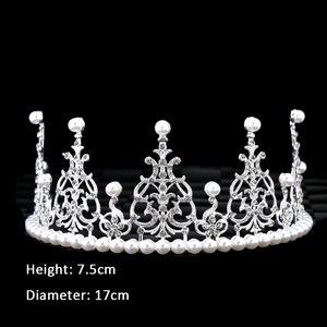 <span class=keywords><strong>Feliz</strong></span> <span class=keywords><strong>cumpleaños</strong></span> y graduación pastel Topper oro plata Metal Rhinestone cristal corona pastel decoración suministros - Product Image 3