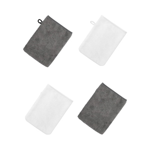Style européen <span class=keywords><strong>microfibre</strong></span> réutilisable démaquillant visage mitaines gants doux lavage du corps mitaines pour la maison Spa bain tissé Technique - Product Image 4