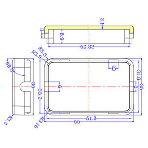 Caja de batería de plástico ABS Caja de Adaptador electrónico dividida de nivel de protección IP54 Carcasa para Proyectos - Product Image 3