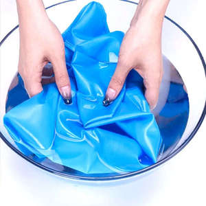 Sac de shopping pliable à grande capacité, imperméable, à bandoulière, en tissu polyester, imprimé sur mesure en usine, pour femmes - Product Image 5