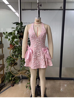 Robes à fleurs dos nu pour femmes, collection été 2026, soldes exceptionnelles