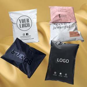 Enveloppe d'expédition blanche de haute qualité, enveloppe d'expédition en polyéthylène blanche, emballage en plastique imperméable, résistant aux déchirures, imprimé sur mesure pour l'expédition express - Product Image 2