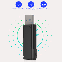Lecteur MP3 avec activation vocale Clé USB Enregistreur de son et enregistreur vocal numérique Format audio WAV