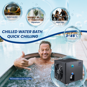 เครื่องทำความเย็นสำหรับอ่างน้ำแข็ง ZT พร้อมปั๊มหมุนเวียนน้ำประหยัดพลังงานประสิทธิภาพสูง ลดการสูญเสียพลังงาน เครื่องทำความเย็นสำหรับอ่างน้ำแข็งพร้อมปั๊ม - Product Image 2