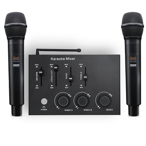 <span class=keywords><strong>Karaoke</strong></span> Mixer hệ thống kép UHF <span class=keywords><strong>karaoke</strong></span> Micro không dây HD quang AUX thông minh TV PC KTV hát khuếch đại Loa <span class=keywords><strong>karaoke</strong></span> Mixer - Product Image 1