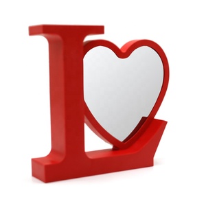 Miroir magique à sublimation personnalisé avec LED, charge USB, fait main, tendance pour la Saint-Valentin - Product Image 1