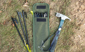 Borsa Portatile per Picchetti da Tenda da Campeggio, Borsa Porta Chiodi da Tenda, Borsa Porta Martello e Picchetti, Tasca per Picchetti - Poliestere + Tessuto Cationico - Product Image 3