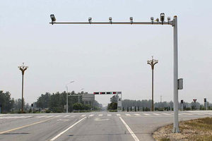 Độ dày cao nhúng nóng mạ kẽm đa giác cực với bóng đèn LED cho an toàn đường bộ dấu hiệu cực - Product Image 6