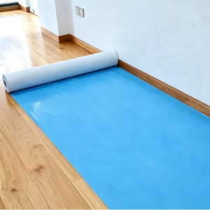 Rollos de <span class=keywords><strong>Fieltro</strong></span> Autoadhesivos Blancos No Tejidos para Protección de Pisos, Tapete Personalizado para Pintores, para Pintura al Óleo y Renovación del Hogar - Product Image 1