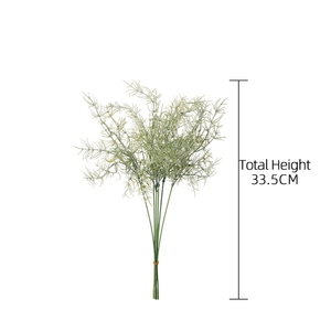 PJ1008 Fougères vertes artificielles, tiges de <span class=keywords><strong>basilic</strong></span> au romarin, fleurs en plastique, décorations de jardin de ferme - Product Image 6