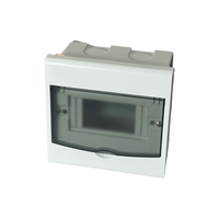 Boîtier de disjoncteur 6 voies JINHAI AE-6 en plastique à montage encastré avec barre omnibus, certifié CCC CE, pour intérieur, vente en gros OEM