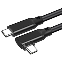 Cable USB 3.2 C a C de Alta Velocidad JMAX 20Gbps 4k 60HZ 100W para Auriculares VR, Cable de Carga Rápida para PC Gaming y Android, para Cargadores USB C