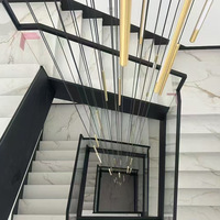 Seitlich Montiertes Rahmenloses Glas-Treppengeländer U-Kanal Innen/Außen Zementfreie Fundamentträger Aluminiumlegierung Schutzgeländer Balkon