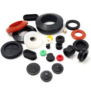 Free Samples Of Molded NBR/FKM/ EPDM Custom Rubber Parts Molded Rubber Parts Grommet Moulding Custom Size Custom Color 20pcs