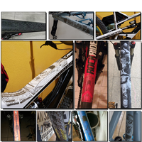 Autocollants en PVC pour cadre de vélo Enlee 3D, protection anti-rayures, imperméable, film protecteur pour cadre de vélo de route et VTT