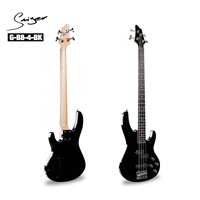 For G-B8-4-OEM 4-String Electric Bass Guitar with Maple Neck Synthetic Fingerboard White Wood Body