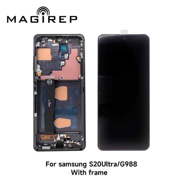Factory Price LCD Replacement Screen for samsung S20Ultra Frame Mobile Phone Lcds Telephone Display Lcd Phones Wholesaled