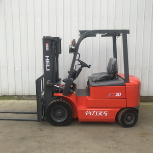 <b>Used</b> Heli Diesel Wheel Forklift AC20 AC25 2-3 Tons Counterbalance Rough Terrain for Sale in Stock Hot Sale - Product Image 4