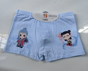 Nuovo Design Personalizzato di Mutande per Bambini in Fibra di Bambù Termica e Cotone con Stampa di Cartoni Animati Cinesi - Product Image 3