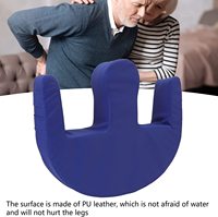 Dispositif de Retournement pour Patients Âgés Bofaievan Anti-Escarres Patients Adultes Repose-Lit Soins Infirmiers Coussin de Transfert en Carton Cuir Bleu