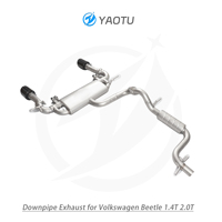YT Mittelteil-Auspuffanlage mit Elektronischen Doppelventilen für Volkswagen Beetle 1.4T / 2.0T