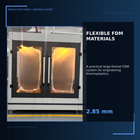 Imprimante 3D FDM industrielle automatique à grande plateforme, structure à rail linéaire, système de contrôle de mouvement de précision, nouveau USB, 1 an de garantie