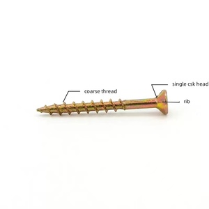 Countersunk vuông rãnh với cắt xương sườn thô chủ đề fiberboard gỗ cứng Nhanh Chủ Đề Tự Khai thác kẽm mạ vít - Product Image 2