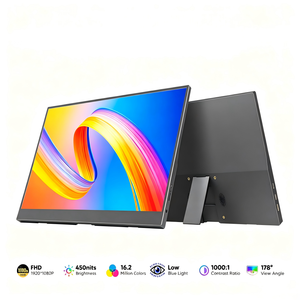 Moniteur portable sans fil haute performance de 15,6 pouces, écran IPS Full HD, haut-parleurs intégrés pour les présentations en conférence - Product Image 1