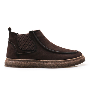 Bottes d'hiver occidentales imperméables en cuir véritable de haute qualité, confortables, hauteur cheville, pour homme, style Rock Rooster, bottes de sécurité - Product Image 2
