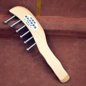 Herramienta Profesional de Masaje de Acero Inoxidable con 6 Puntas, sin Marcas, para Gua Sha, Masaje del Cuero Cabelludo y Cuello, para Expertos en Masajes - Product Image 4