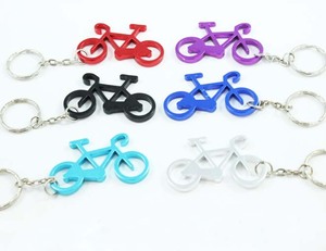 Abridor de Botellas de Aleación de Aluminio con Forma de Bicicleta, Diseño Novedoso y Popular, con Llavero - Product Image 3