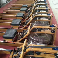 Rameur à eau NO.2, équipement de cardio-training pour salle de sport, rameur à eau en bois pliable, machine à ramer pliable, entraînement cardiovasculaire