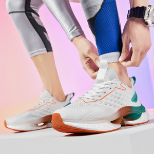Zapatillas Deportivas para Hombre con Parte Superior de Malla Transpirable, Amortiguación, Suela Suave Antideslizante, Modernas y Casuales para Caminar - Product Image 2