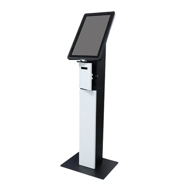 Kiosque tactile de haute qualité sur pied ODM 21.5 pouces auto-paiement kiosque d'information en libre-service écran tactile 10 points