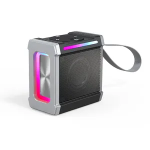 Altavoz Bluetooth portátil al por mayor 2024 nuevo modelo privado impermeable IPX6 Altavoz Bluetooth con luz led para fiesta en casa