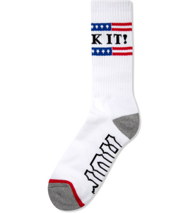 <strong>Manufacturer</strong> Direct Sale <strong>Custom</strong> Logo Printed Sport Crew <strong>Socks</strong> 100% Cotton Knitted Technique for Autumn OEM China Supplier - Product Image 2