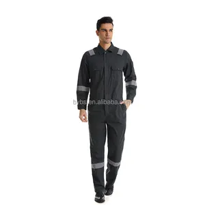 Wholesale Low MOQ Industry Mechanic Coveralls Safety Clothing Plus Size Work Coverall Safety