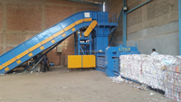 Compacteur de déchets en carton et plastique automatique horizontal de grande taille XTPACK de haute qualité, pression de 150 tonnes