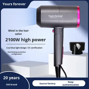 Secador de Pelo <span class=keywords><strong>Eléctrico</strong></span> de Tamaño Pequeño al por Mayor con Motor AC, Plegable y con Función Iónica para Uso Doméstico con Caja de Regalo - Product Image 6