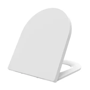 SU059 Slim D Shape Urea Soft Close Quick Release Modern Toilet Seat