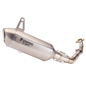 Scarico Slip-On per Moto con Tubo Intermedio e Silenziatore per <span class=keywords><strong>Vespa</strong></span> <span class=keywords><strong>Gts</strong></span> 250 <span class=keywords><strong>Gts</strong></span> <span class=keywords><strong>300</strong></span> 2007-2020 Gts300 - Product Image 1
