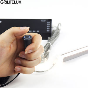 Profilé LED encastré ultra-fin en aluminium, prêt à l'emploi, découpe libre, éclairage linéaire pour étagère, pour bande lumineuse en aluminium pour armoire - Product Image 6