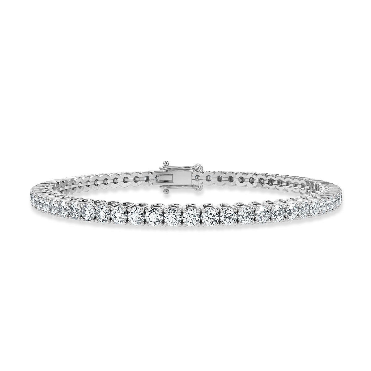 18K white Gold  per 0.1ct