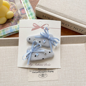 Pinza de Pelo Infantil <span class=keywords><strong>con</strong></span> Lazo, Nueva, Linda, Simple y Versátil, Accesorio para el Cabello de Niña - Product Image 4