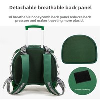 Maleta de Transporte para Mascotas (Perros y Gatos) con Diseño Geométrico Esférico, Transparente, Portátil, de Gran Capacidad (Más de 7 kg), Material PP, Apta para Viajes en Avión