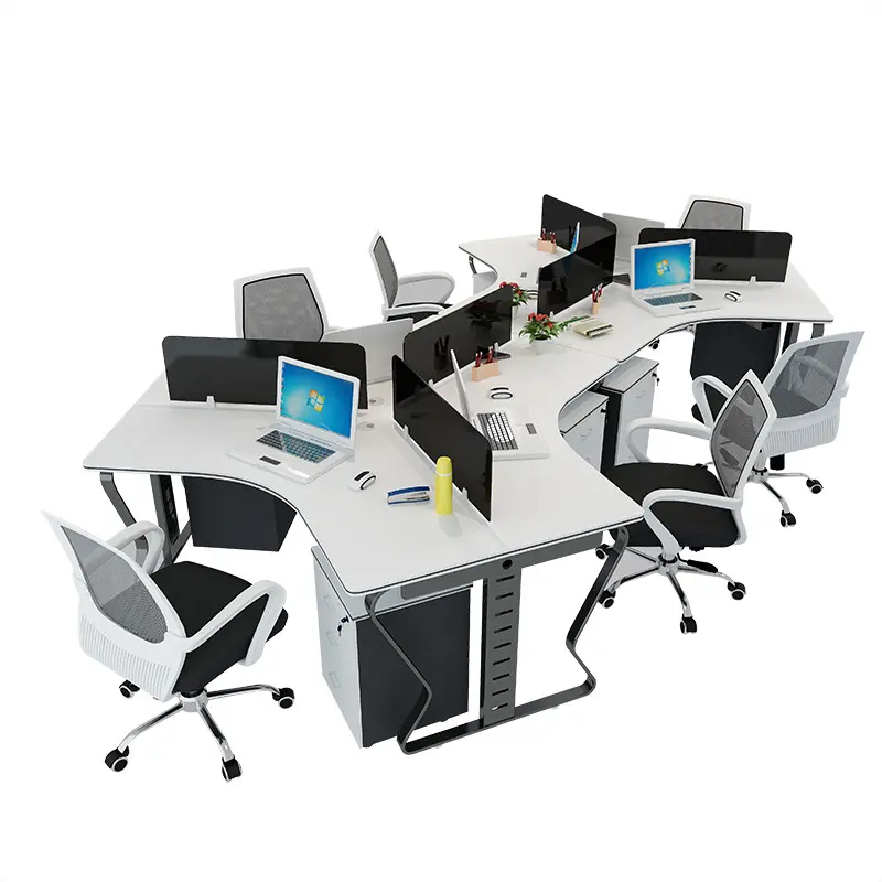 Staff office desk and chair office furniture combination office furniture