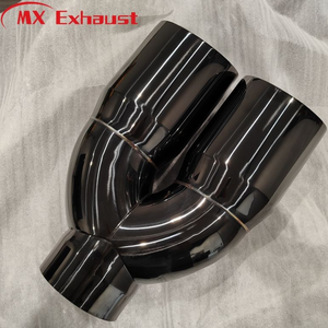 ปลายท่อไอเสียแบบยูนิเวอร์แซล ขัดเงา ขนาด <span class=keywords><strong>2</strong></span>.5 นิ้ว/<span class=keywords><strong>3</strong></span> นิ้ว/4 นิ้ว/5 นิ้ว ทางเข้า 4 นิ้ว/5 นิ้ว/6 นิ้ว/7 นิ้ว ทางออกคู่ สำหรับรถยนต์/รถบรรทุก - Product Image 2